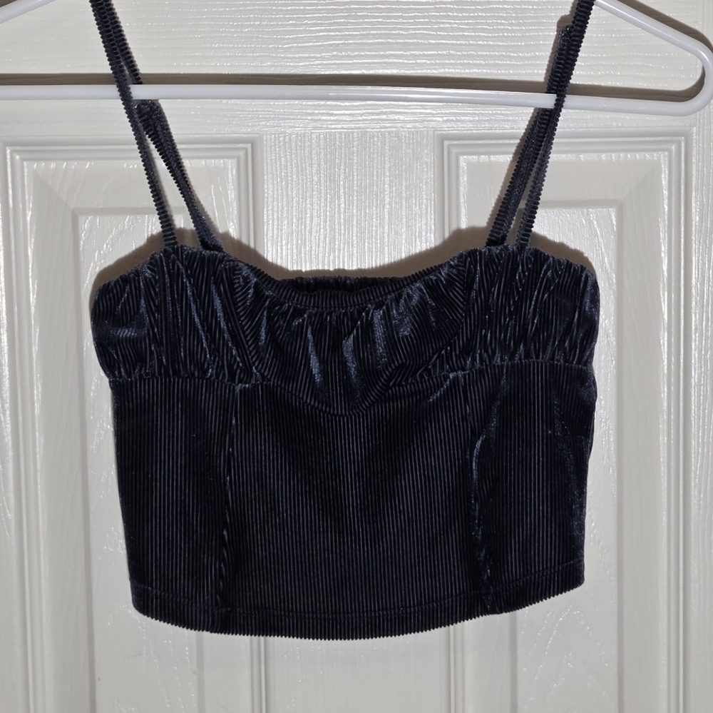 Urban Outfitters Charcoal Crop Top